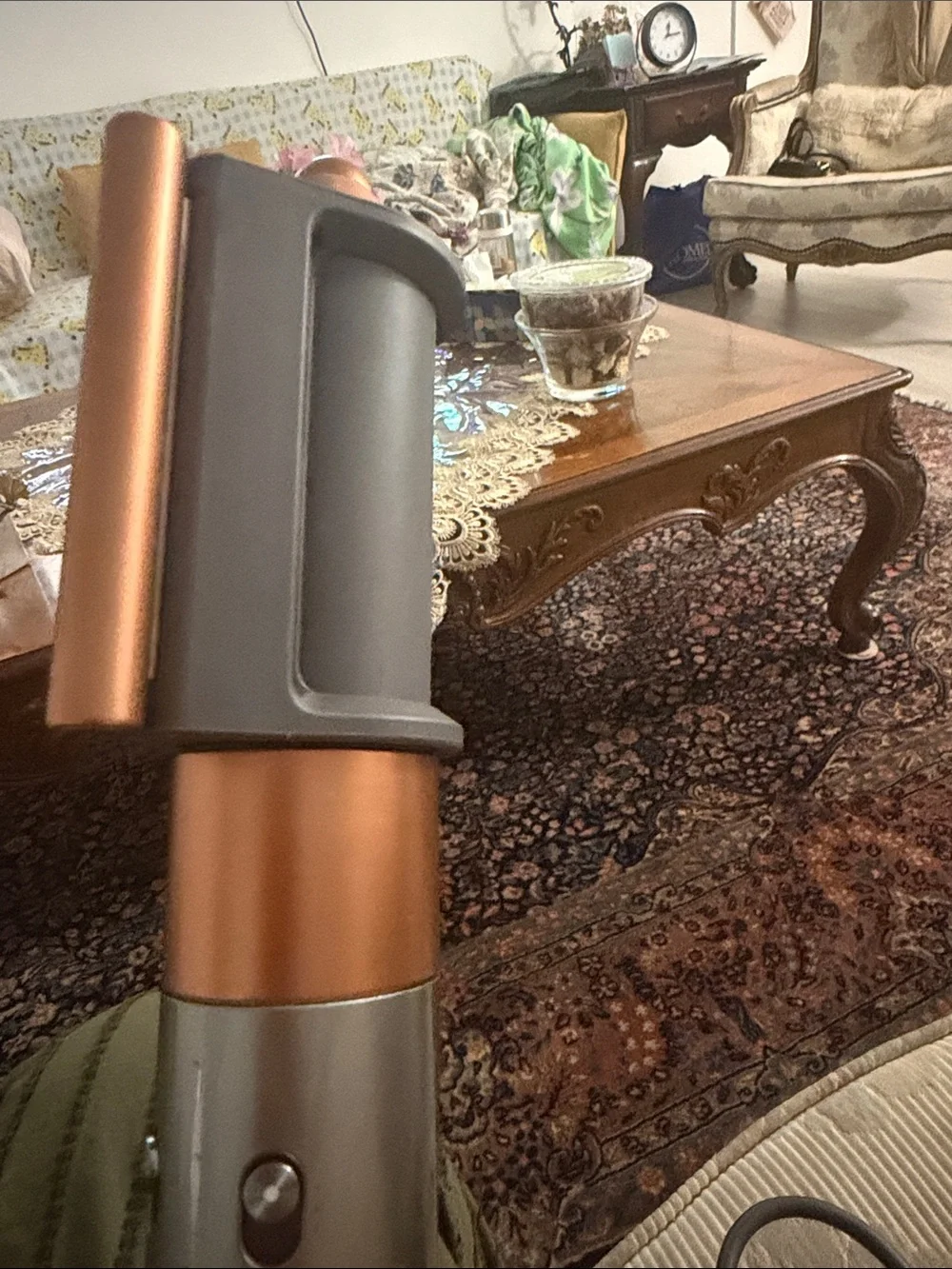 Dyson Supersonic Hair Dryer in Charcoal Gray with Dark Case
